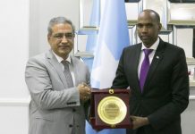 Ra’iisul Wasaare Xasan Cali Khayre oo sagootiyay Amb. Olgan Bakar +Sawirro