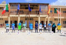 Saraakiisha ciidamada Talyaaniga iyo spain ee jooga Soomaaliya oo qalab isboortis gudoonsiiyey ciyaartowda Gobolka Banaadir