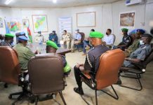 AMISOM iyo saraakiisha booliska ee deegaanada K/Galbeed oo ka shiray amniga doorashooyinka