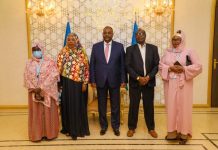 Madaxweyne Deni oo qaabilay guddiga Kootada Haweenka ee Baarlamaanka Soomaaliya