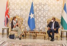 Maxay ka wadahadleen madaxweyne Deni iyo safiirka UK?