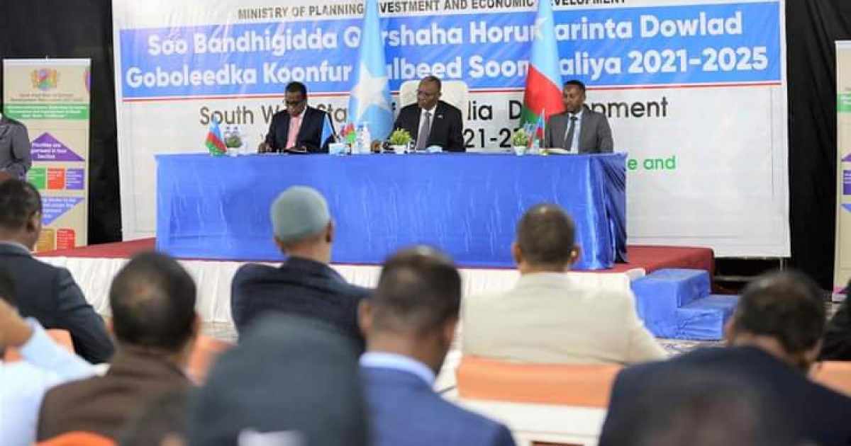 Madaxweynaha Koonfur Galbeed oo Saxiixay Qorshaha Hormarinta DGKGS 2021-2025 “SAWIRRO”