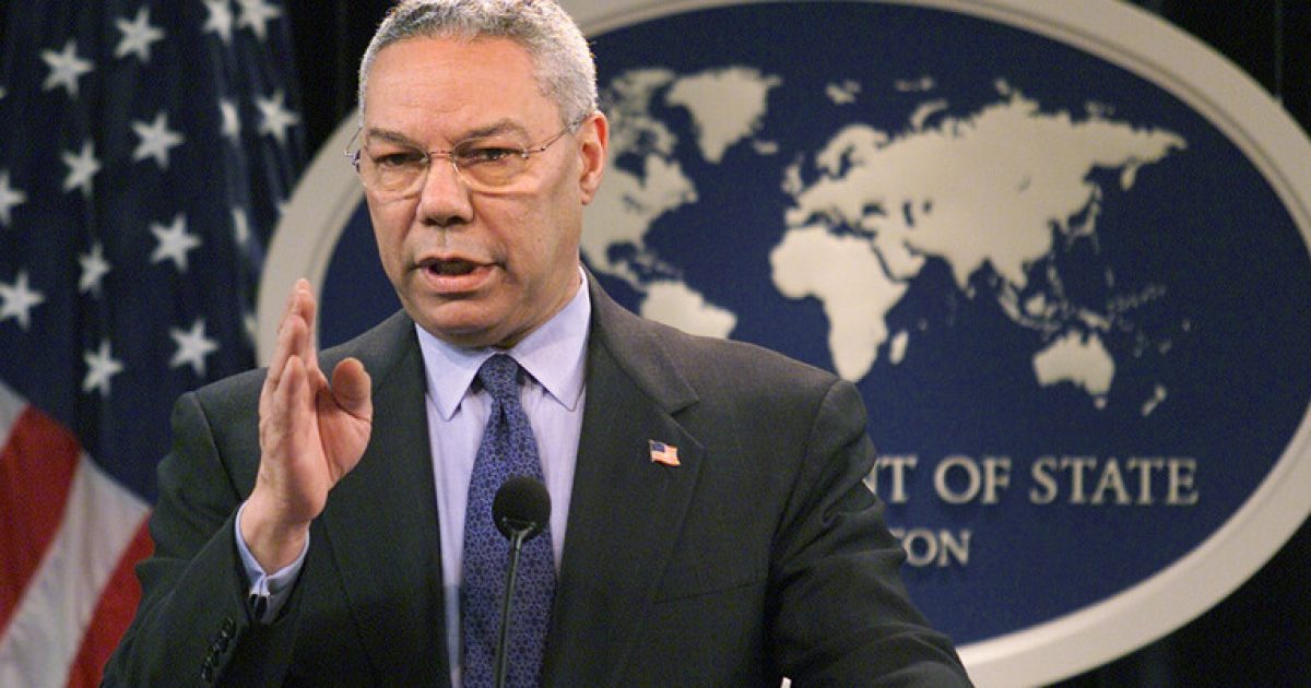 Xoghayihii hore ee arrimaha dibadda Mareykanka Colin Powell oo u geeriyooday Karoona Fayras